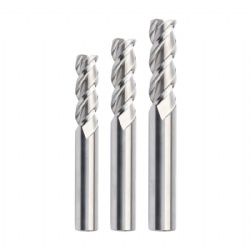 Solid carbide 3 Flutes End mill for aluminum